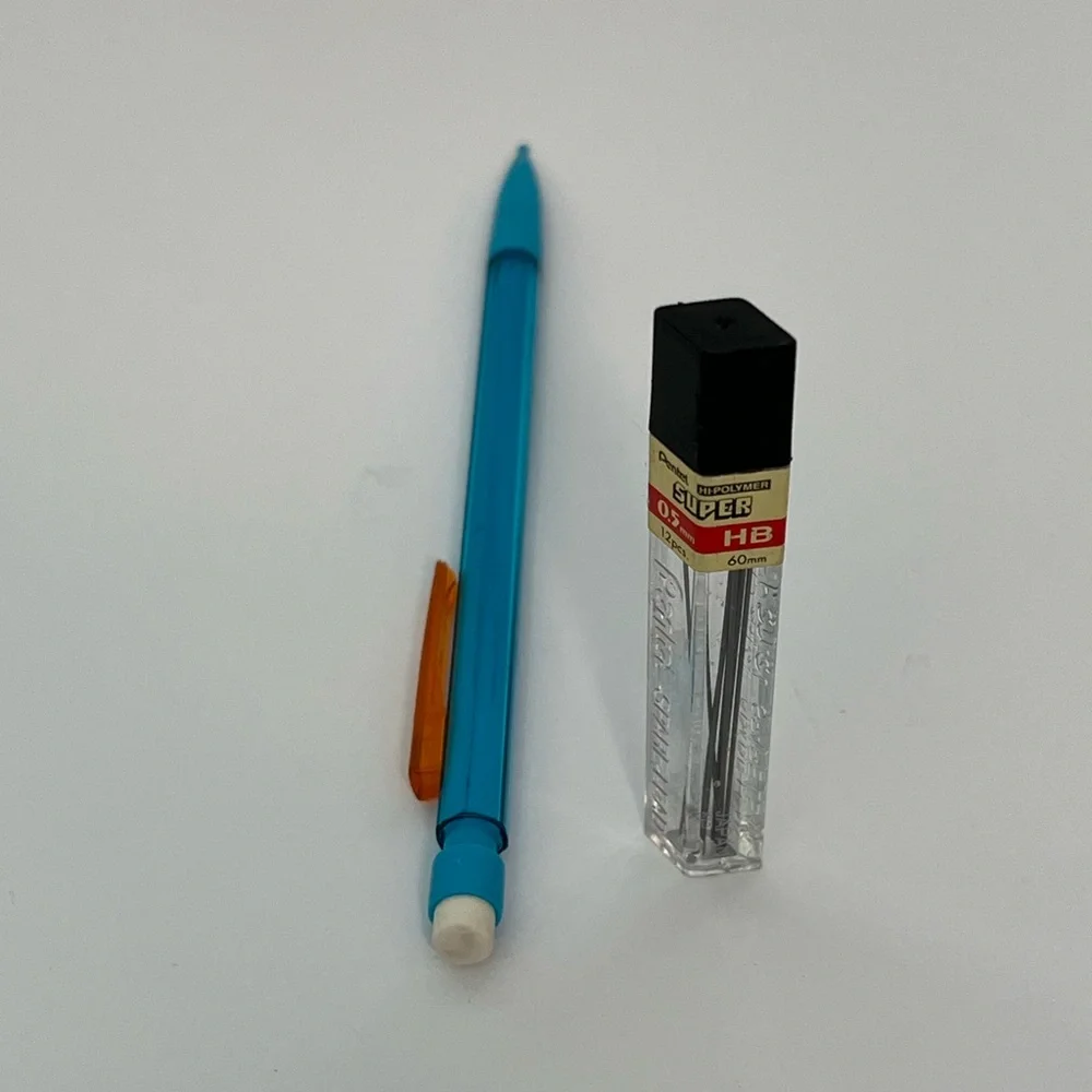 Blue Bic Mechanical Pencil with Lead Refill